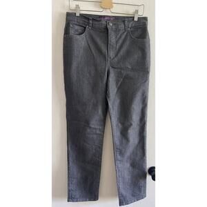 Gloria Vanderbilt gray jeans 10 amanda sparkle embellished pockets